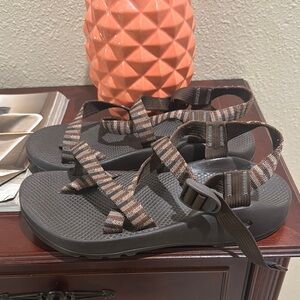 Chaco Vibram Mens Brown Sandals Amplitude Sz 10